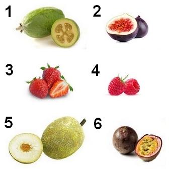 Assortiment de fruits commençant par la lettre F, incluant fraises et figues